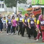Gerak jalan sehat warga perumahan