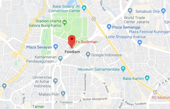 FX Mall Sudirman jl.Jendral Sudirman Tanah Abang Jakarta Pusat
